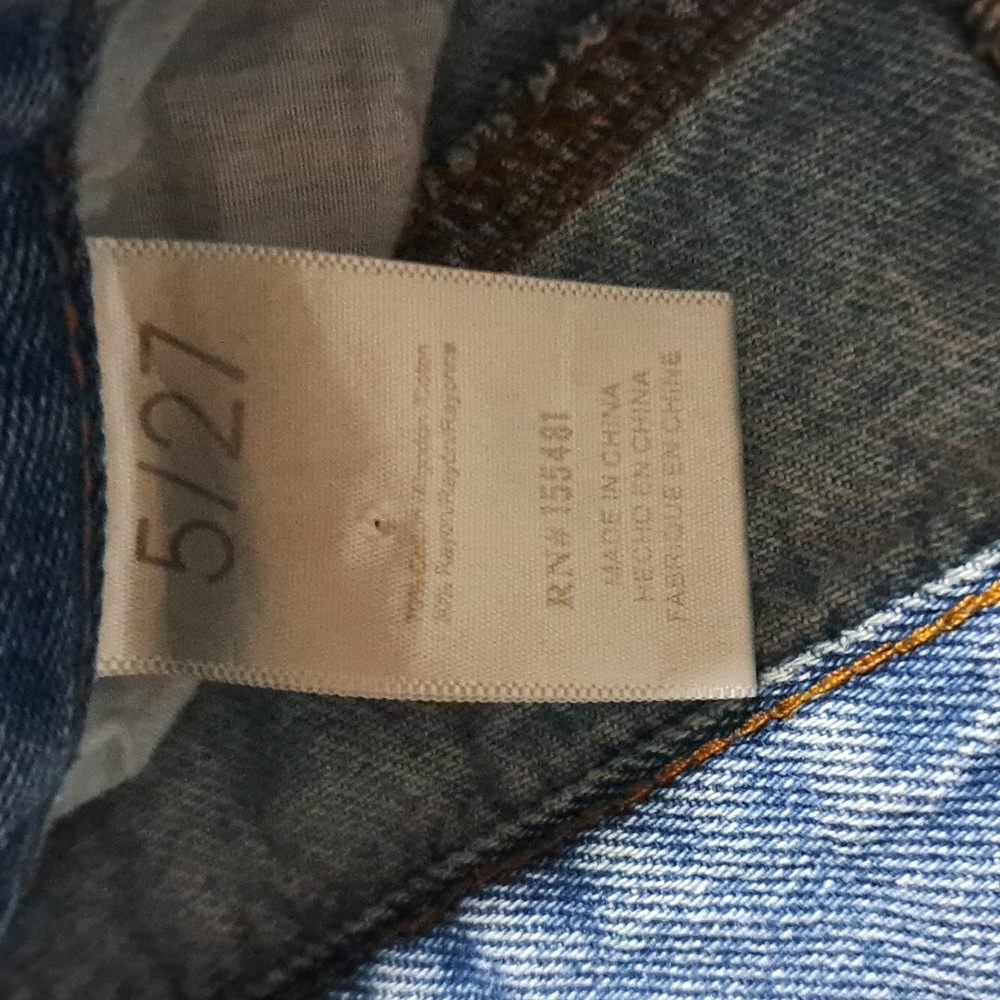 Two Panel Straight Raw Hem - Picture 8 of 8
